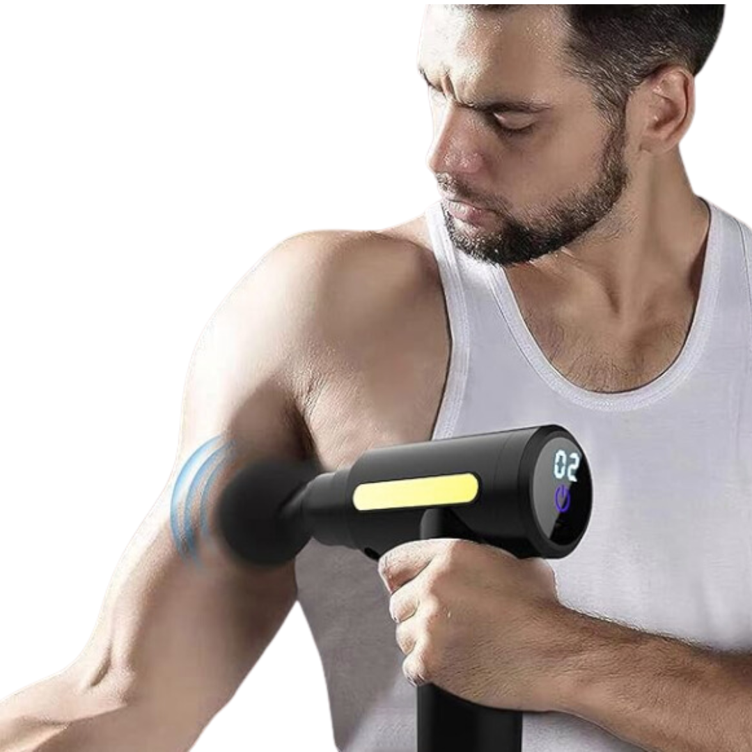 Massage gun for muscle recovery