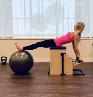 Pilates reformer chair