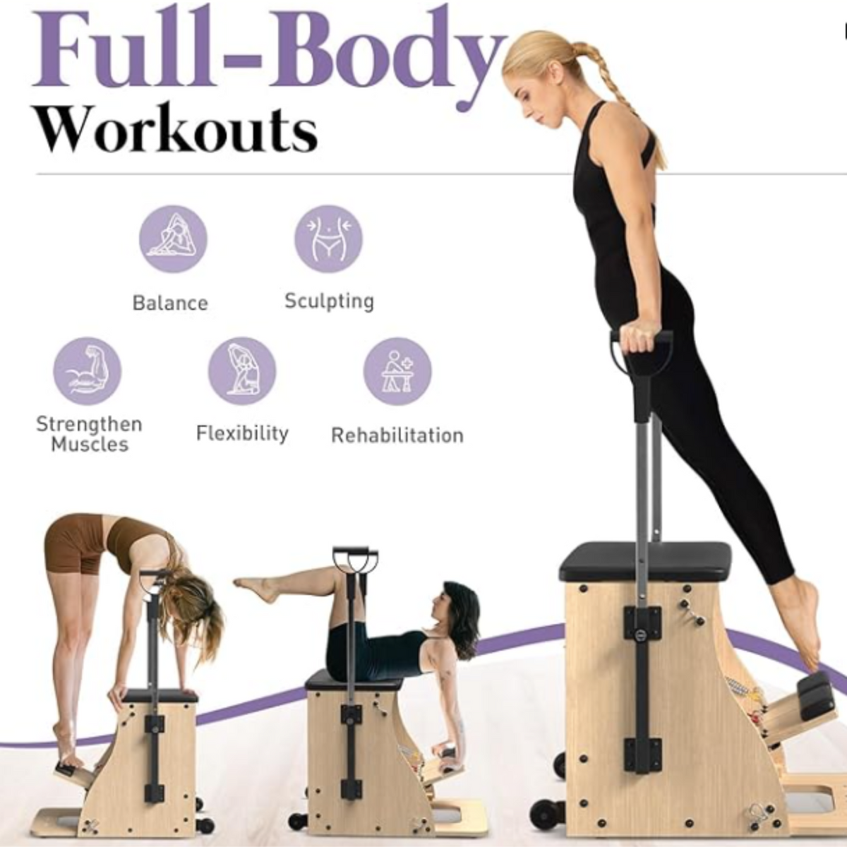 Pilates reformer chair